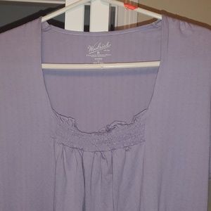 Woolrich Women's Short Sleeve Lilac Top XL